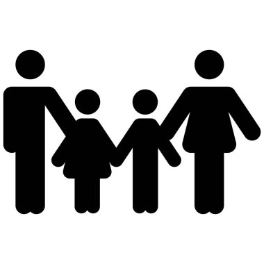 aile simgesi, aile imzası tasarım vektörü 