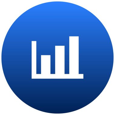 Çember arkaplan vektöründeki grafik grafik grafik veri simgesi