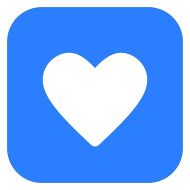 Aşkım, kalpler kare arkaplanda simge biçiminde