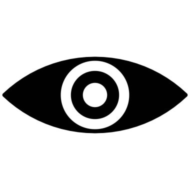 Göz simgesi, simge vektörünü görüntüle