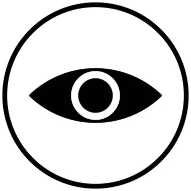 Göz simgesi, simge vektörünü görüntüle