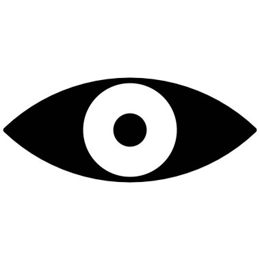Göz simgesi, simge vektörünü görüntüle