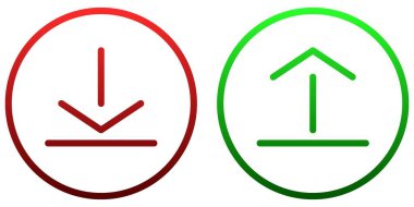 Çember arkaplanına simge yükle ve indir