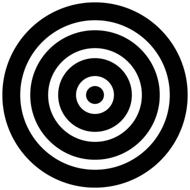 Hedef simgesi işareti vektör