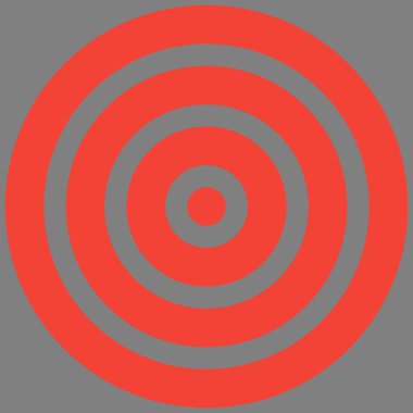 Hedef simgesi işareti vektör