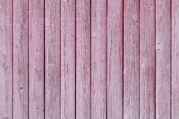 Υφή Παλιό Ξύλινο Φράχτη Αποφλοιωμένες Ροζ Χρώμα — Φωτογραφία Αρχείου