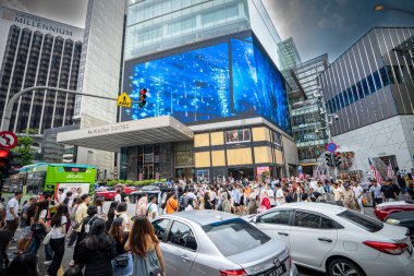 Pavilion Kuala Lumpur, Malezya yoğun manzara