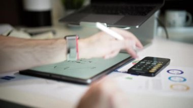 Mali hesaplamalar grafiksel tablet raporu