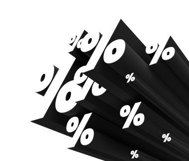 yüzde işareti 3d çıkarılmış harfler şeffaf arkaplan fotokopi alanı sunumu şablon fiyat promosyon etiketi