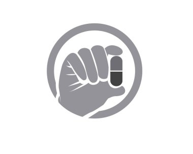 El seçimi sağlık ve tıbbi servis logosu tasarımları için en iyi kapsül