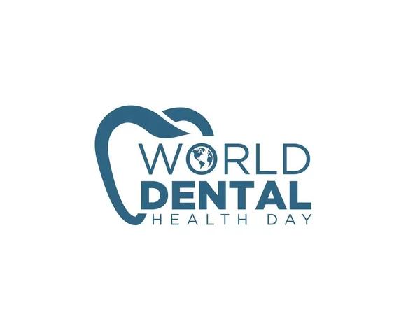 world dental health day logo designs simple for celebrating dental care