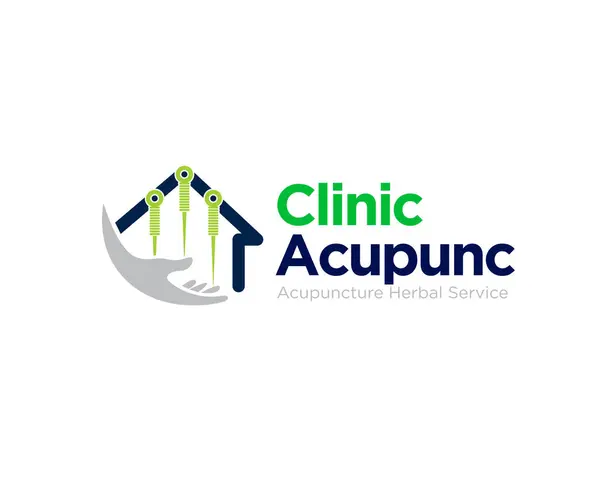 clinic acupuncture health logo for herbal and traditional service