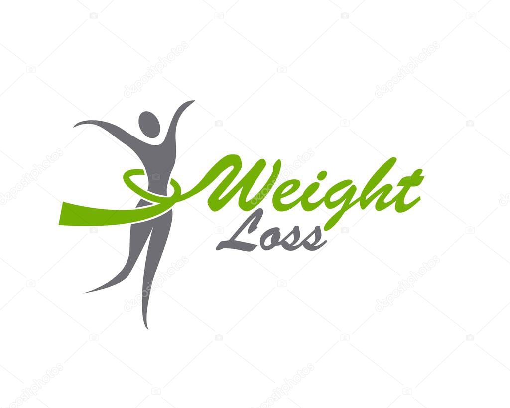 Weight loss logo designs for women diet and health service or spa