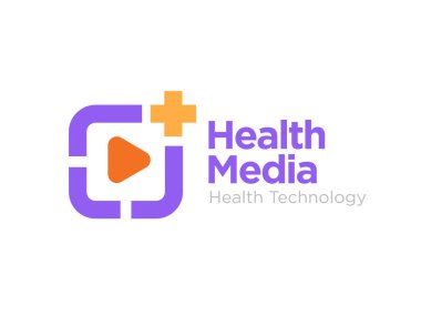 Tıbbi çevrimiçi hizmet için sağlık danışma logosu tasarımları