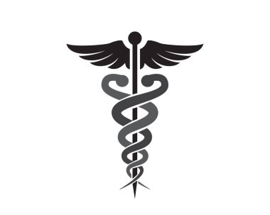caduceus sağlık logosu tıbbi simge ve sağlık hizmetleri için tasarımlar