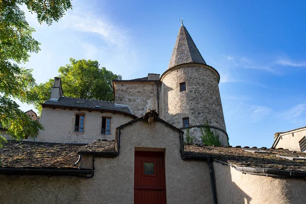 Architecture Village Florac Cevennes France — Stock Photo, Image