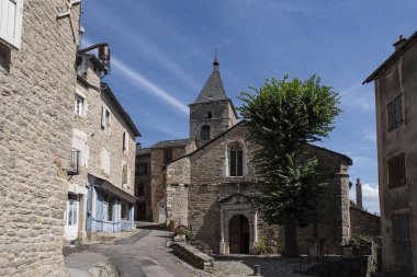 Village of Sverac-le-Chteau in Aveyron, France
