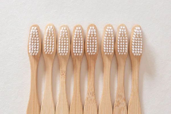 Close Toothbrushes White Background — Stock Photo, Image