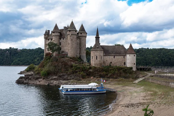 Zamek Val Regionie Cantal Francji — Zdjęcie stockowe