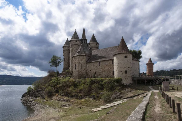 Castello Della Val Nella Regione Del Cantal Francia — Foto Stock