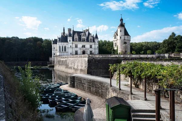 Udvendig Arkitektur Chteau Chenonceau Bredden Loire Frankrig - Stock-foto