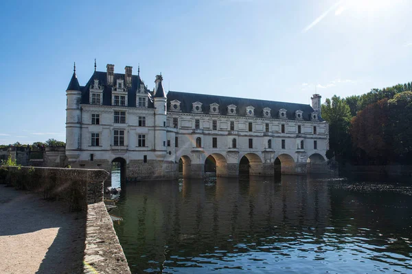 法国卢瓦尔河畔的Chenonceau城堡 — 图库照片