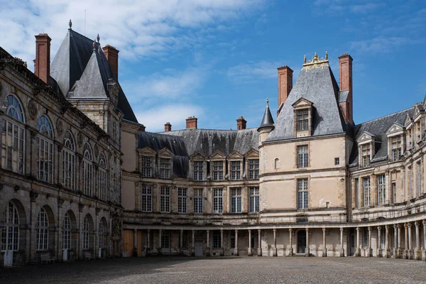 Arquitetura Exterior Chteau Fontainebleau França — Fotografia de Stock