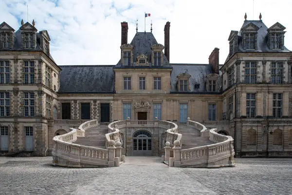 Exteriör Arkitektur Chteau Fontainebleau Frankrike — Stockfoto