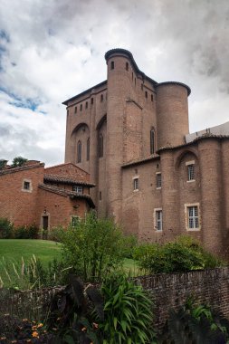 Fransa, Albi 'deki Saint Cecile Katedrali' nin mimarisi.