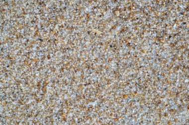 Brittany 'de bir sahilde kum dokusu 