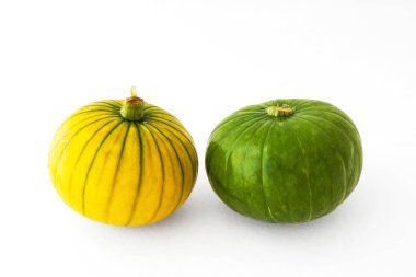 Zucchiolo 'ya yakın çekim, yaz için taze bir sebze.