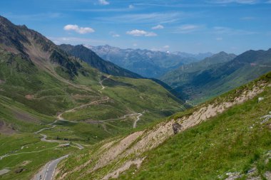 Col du Tourmalet Fransa 'nın Pirenes dağlarında