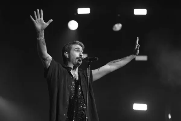 Singer Rayden Performs Concert Wizink Center Madrid December 2023 Spain — Stock Photo, Image