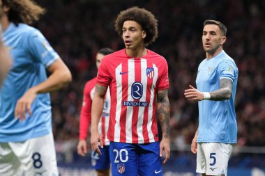 Atletico de Madrid 'den Axel Witsel UEFA Şampiyonlar Ligi sırasında Madrid' de ve SS Lazio Mertropolitano Stadyumu 'nda 13 Aralık 2023' te İspanya 'nın Madrid kentinde. 