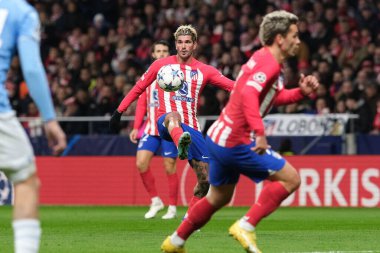 Madrid UEFA Şampiyonlar Ligi sırasında Madrid 'den Rodrigo De Paul ve İspanya' nın Madrid kentinde 13 Aralık 2023 tarihinde SS Lazio Mertropolitano Stadyumu. 