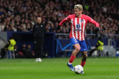 Madrid UEFA Şampiyonlar Ligi sırasında Madrid 'den Rodrigo De Paul ve İspanya' nın Madrid kentinde 13 Aralık 2023 tarihinde SS Lazio Mertropolitano Stadyumu. 