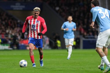 Madrid UEFA Şampiyonlar Ligi sırasında Madrid 'den Rodrigo De Paul ve İspanya' nın Madrid kentinde 13 Aralık 2023 tarihinde SS Lazio Mertropolitano Stadyumu. 