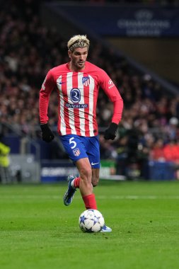 Madrid UEFA Şampiyonlar Ligi sırasında Madrid 'den Rodrigo De Paul ve İspanya' nın Madrid kentinde 13 Aralık 2023 tarihinde SS Lazio Mertropolitano Stadyumu. 