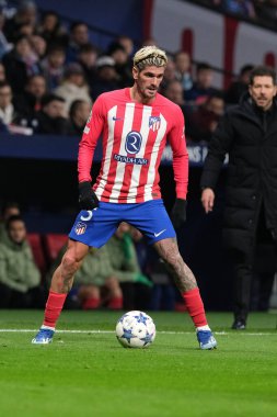 Madrid UEFA Şampiyonlar Ligi sırasında Madrid 'den Rodrigo De Paul ve İspanya' nın Madrid kentinde 13 Aralık 2023 tarihinde SS Lazio Mertropolitano Stadyumu. 