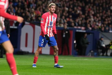 Madrid UEFA Şampiyonlar Ligi sırasında Madrid 'den Rodrigo De Paul ve İspanya' nın Madrid kentinde 13 Aralık 2023 tarihinde SS Lazio Mertropolitano Stadyumu. 