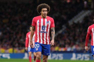Atletico de Madrid 'den Axel Witsel UEFA Şampiyonlar Ligi sırasında Madrid' de ve SS Lazio Mertropolitano Stadyumu 'nda 13 Aralık 2023' te İspanya 'nın Madrid kentinde. 
