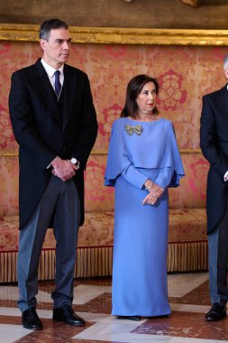 Başbakan Pedro Sanchez, İspanya 'nın Madrid kentindeki Kraliyet Sarayı' nda düzenlenen Pascua Militar törenine katıldı.