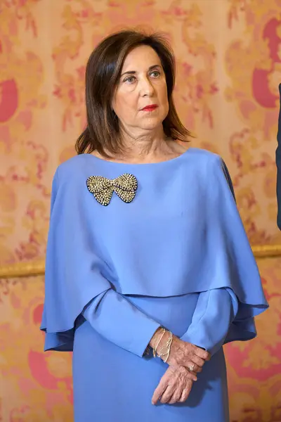Margarita Roblesová Zúčastnila Militarního Obřadu Pascua Královském Paláci Dne Ledna — Stock fotografie