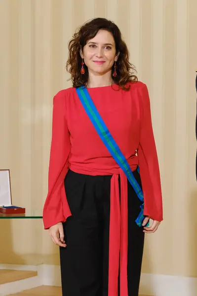 Президент Мадридской Общины Изабель Диас Аюсо Января 2024 Года Отеле — стоковое фото