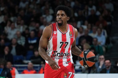 25 Ocak 2024 tarihinde İspanya 'nın başkenti Madrid' de oynanan ve Real Madrid ile Olympiacos Pire arasında oynanan Türk Havayolları EuroLeague karşılaşmasında Olympiacos Pire 'den Mckissiç Shaquielle.