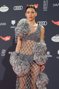 Ursula Corbero Feroz Ödülleri sırasında 2024 Palacio Vistalegre Arena 'da 26 Ocak 2024 tarihinde İspanya' nın Madrid kentinde.