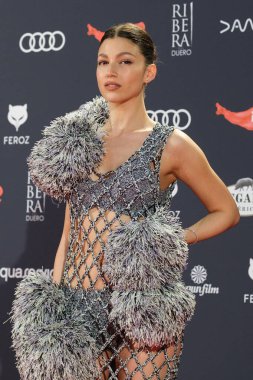 Ursula Corbero Feroz Ödülleri sırasında 2024 Palacio Vistalegre Arena 'da 26 Ocak 2024 tarihinde İspanya' nın Madrid kentinde.