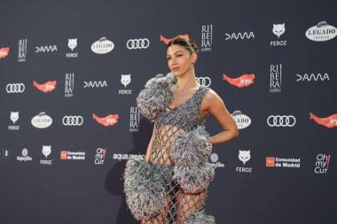 Ursula Corbero Feroz Ödülleri sırasında 2024 Palacio Vistalegre Arena 'da 26 Ocak 2024 tarihinde İspanya' nın Madrid kentinde.