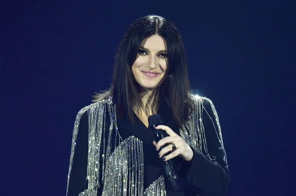 Şarkıcı Laura Pausini, 27 Ocak 2024 'te İspanya' nın başkenti Madrid 'de düzenlenen festivalde sahne aldı.