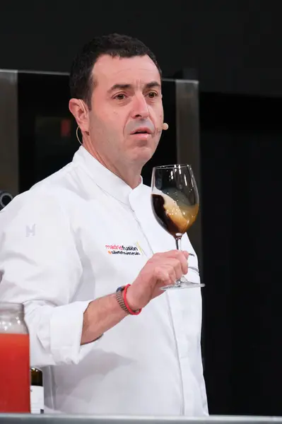 마드리드 마드리드의 Restaurante Ricard Camarena의 스페인 요리사 Ricard Camarena 2024 — 스톡 사진